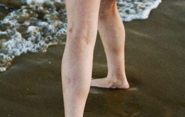 Feet in the sand