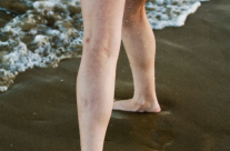 Feet in the sand