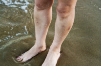 Feet in the sand